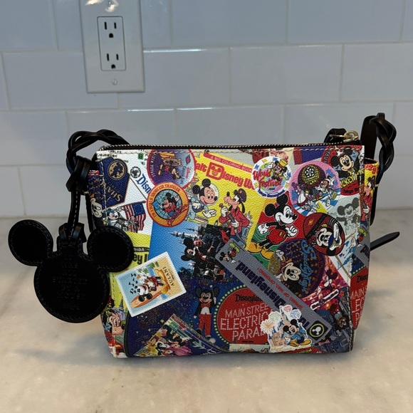 Disney Dooney & Bourke Purse Handbag Mickey Thru the Years 90th Anniversary Bag - Picture 5 of 17